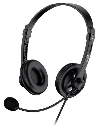 Souprava náhlavní GENIUS HS-230U, USB, černá