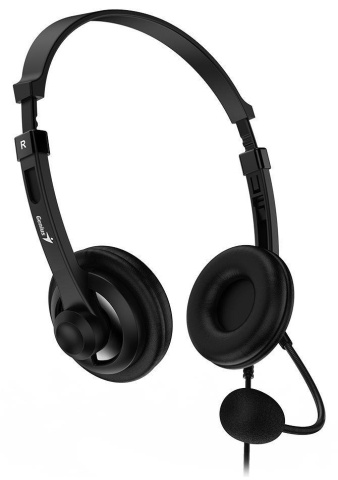 Souprava náhlavní GENIUS HS-230U, USB, černá