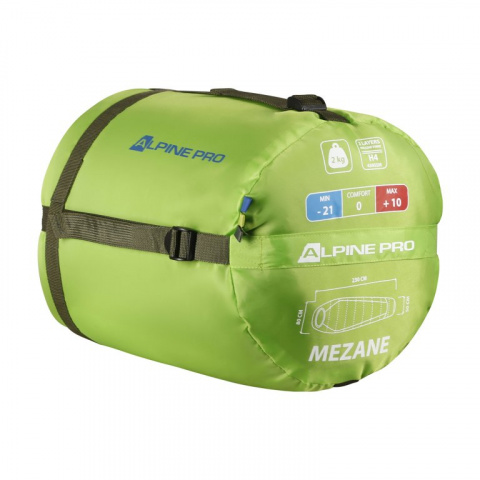 spacák ALPINE PRO MEZANE zelený