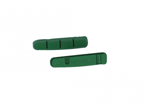 špalíky-gumičky XLC BS-X01 zelené 55mm keramické Shimano 2páry