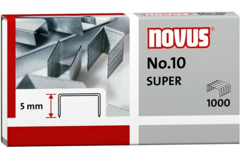Spony do sešívačky Novus, č. 10, 1 000 ks