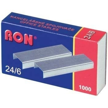 Spony do sešívačky RON, 24/6, 1 000 ks