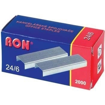 Spony do sešívačky RON, 24/6, 2 000 ks