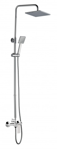 Sprchový sloup s baterií MIXXUS PREMIUM ALEX 003-J WHITE-CHROME, bílý-chrom | ALEX 003-J WHITE-CHROME