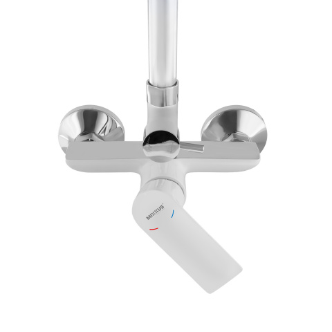 Sprchový sloup s baterií MIXXUS PREMIUM ALEX 003-J WHITE-CHROME, bílý-chrom | ALEX 003-J WHITE-CHROME