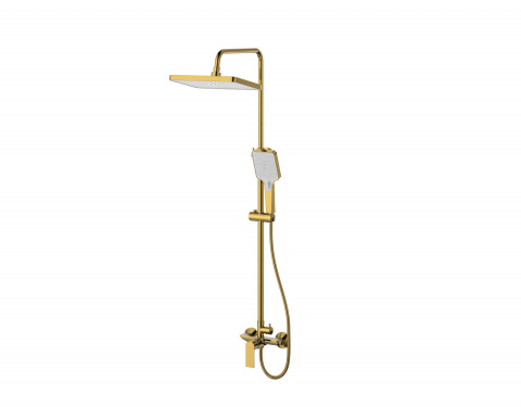 Sprchový sloup s baterií MIXXUS PREMIUM ALEX 003J BRUSHED GOLD | ALEX 003J BRUSHED GOLD