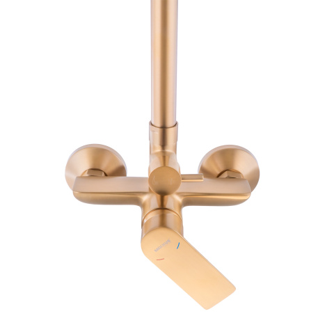Sprchový sloup s baterií MIXXUS PREMIUM ALEX 003J BRUSHED GOLD | ALEX 003J BRUSHED GOLD