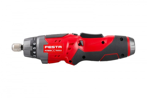 Šroubovák AKU FESTA 1/4" 3.6V 1.5Ah set nabíječka, příslušenství