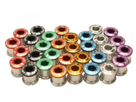 šrouby do převodníku ShamanRacing 5mm, 4ks červené