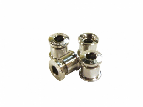 šrouby do převodníku ShamanRacing 8mm, 4ks stříbrné