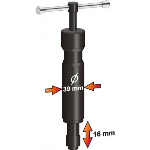 Stahovák a oddělovač, s hydraulickým válcem, 50kN, Yato