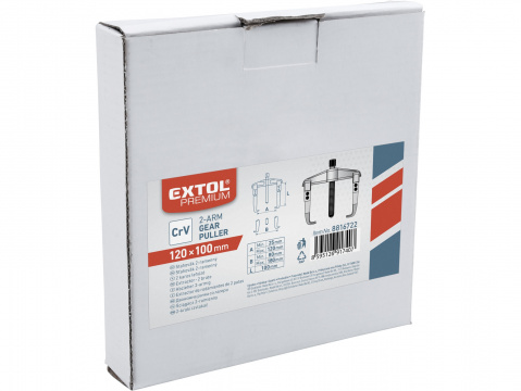 Stahovák dvouramenný kovaný 120 x 100mm Extol Premium
