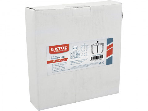 Stahovák dvouramenný kovaný 150 x 150mm Extol Premium