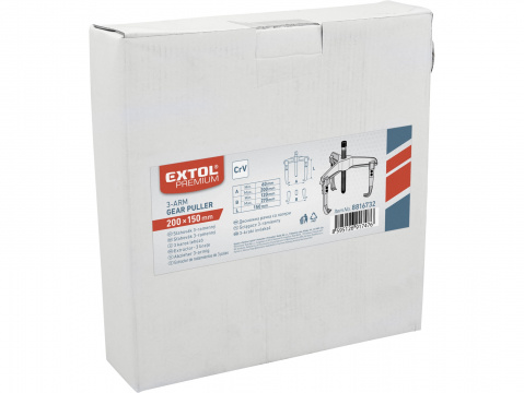 Stahovák tříramenný kovaný 200 x 150 mm Extol Premium