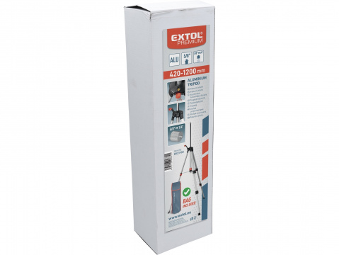 Stativ výsuvný hliníkový 420 -1200mm Extol Premium univerzální