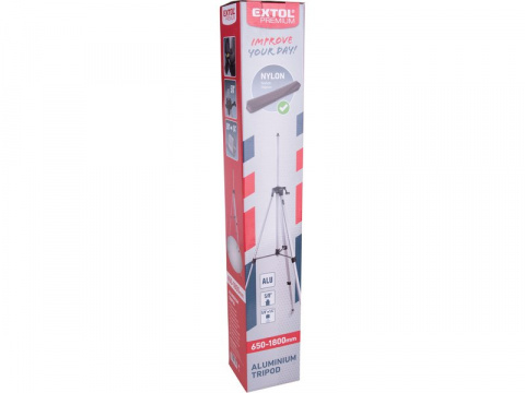 Stativ výsuvný hliníkový 650-1800mm Extol Premium univerzální 8823903