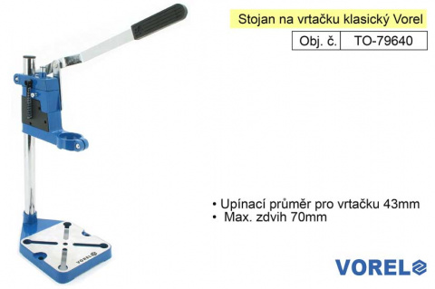 Stojan na vrtačku s upínáním 43mm