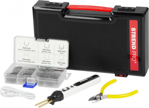 STREND PRO Aku svářecí pero svářečka na plasty, pájka, USB nabíjecí
