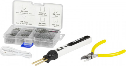 STREND PRO Aku svářecí pero svářečka na plasty, pájka, USB nabíjecí
