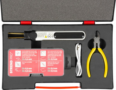STREND PRO Aku svářecí pero svářečka na plasty, pájka, USB nabíjecí