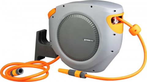 STREND PRO Automatický nástěnný naviják se zahradní hadicí 1/2“ délka 20+2 m