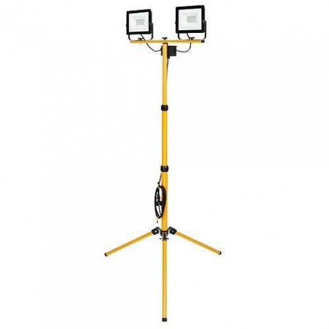 STREND PRO BL2-E2 dvojitý SMD LED Reflektor 2x30W, 2x2400lm, světlo se stojanem tripod