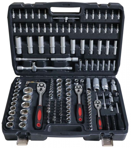 STREND PRO Gola sada 1/2", 3/8", 1/4" + příslušenství 172 ks