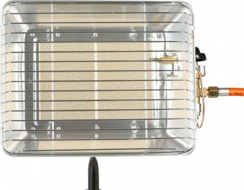 STREND PRO GS4200E Plynové topidlo, ohřívač 4,2kW s regulací, přenosný přímotop na bombu