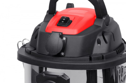 STREND PRO MWD206S Průmyslový dílenský vysavač 1200W, 30l, oklep filtru