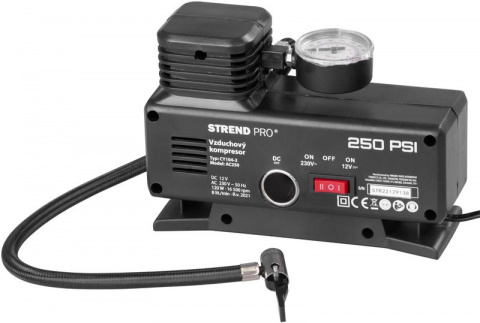 STREND PRO Přenosný kompresor 12/230V 8bar