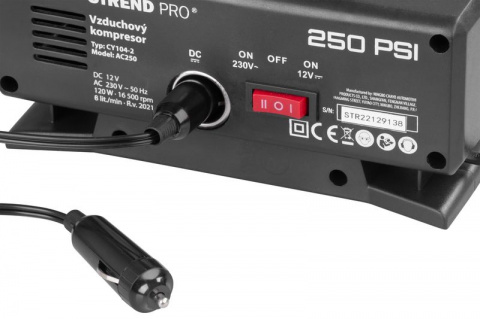 STREND PRO Přenosný kompresor 12/230V 8bar