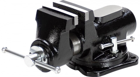 STREND PRO Svěrák 63 mm dílenský stolní zámečnický otočný