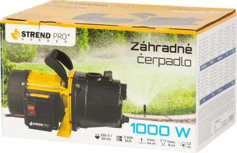 STREND PRO Zahradní tlakové čerpadlo na vodu, 1000W, NGP1000E-T1