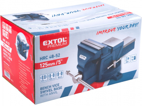 Svěrák Extol Premium otočný 125 mm