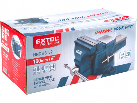 Svěrák Extol Premium otočný 150 mm