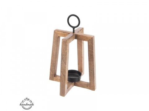 Svícen z mangového dřeva ORION 27cm