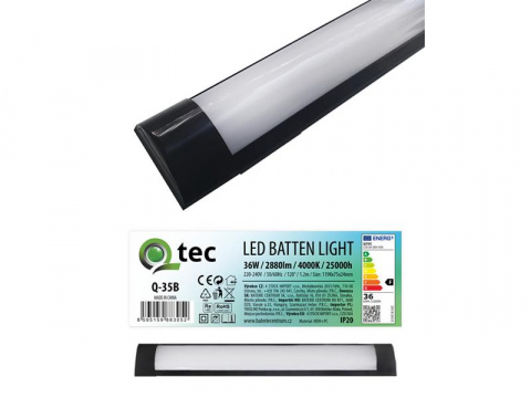 Svítidlo pod linku QTEC Q-35B 36W LED BATTEN LIGHT