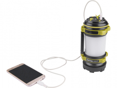 svítilna 360lm, 360° osvětlení, USB