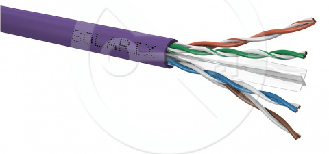 SXKD-6-UTP-LSOH - Solarix LSOH, 100m/box, Dca-s2,d2,a1