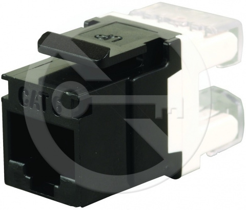 SXKJ-6-UTP-BK - zařezávací keystone CAT6 UTP