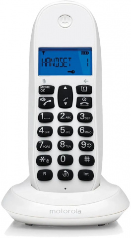 Telefon bezšňůrový Motorola C1001CB, bílý