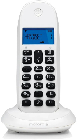 Telefon bezšňůrový Motorola C1001CB, bílý