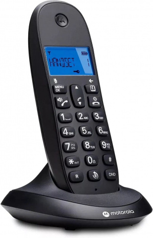 Telefon bezšňůrový Motorola C1001CB, černý