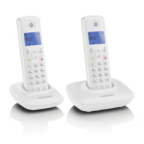 Telefon bezšňůrový Motorola T402+ Duo, bílý