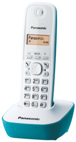 Telefon bezšňůrový Panasonic KX-TG1611FXC, modrý