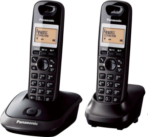 Telefon bezšňůrový Panasonic KX-TG2512FXT černý