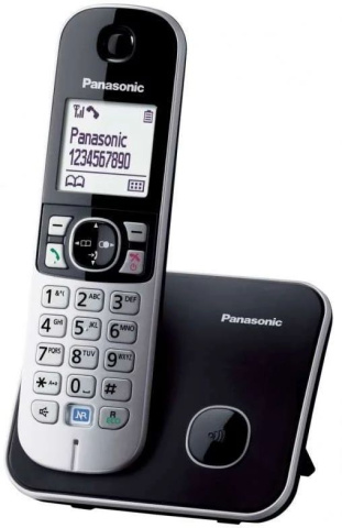 Telefon bezšňůrový Panasonic KX-TG6811FXB, černý