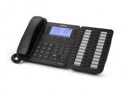 Telefon digitální E-LG LDP-9240D, 8-řád. displej, 24-progr. samooznačovacích tl., černý