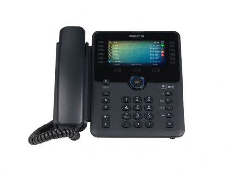 Telefon IP E-LG 1050i, barevný LCD, 4,3", hlasitý tel., černý