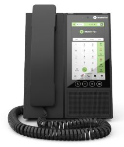 Telefon IP Infinity 7005H Xstim, pro systémy E-Metro Tel, bar. dotykový displ. 5", černý